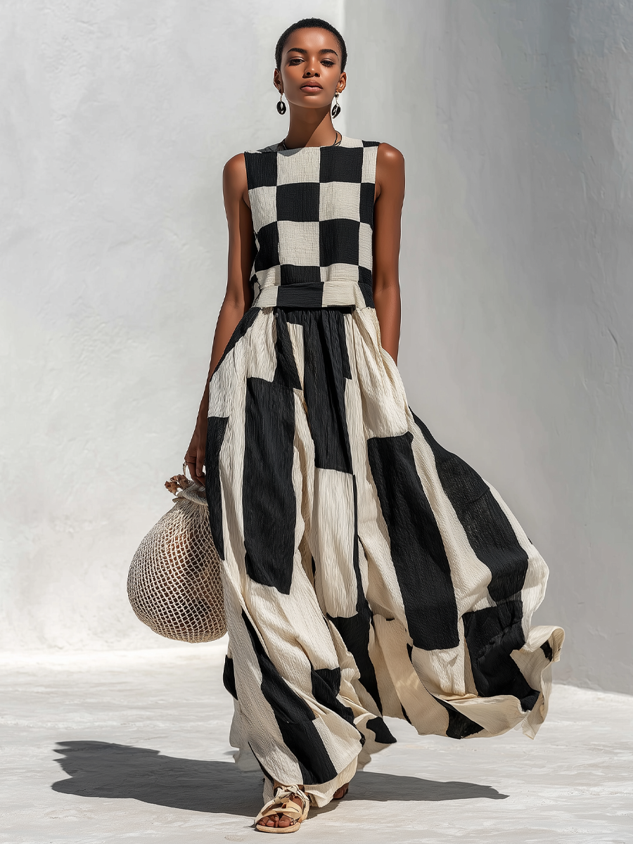 Robe Maxi Chloé Géométrique