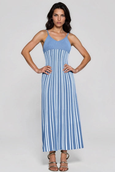 Giovannetta Sequin Knit Maxi Dress In Chartreuse
