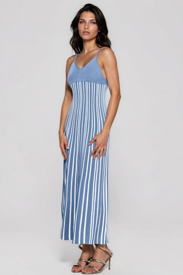 Giovannetta Sequin Knit Maxi Dress In Chartreuse