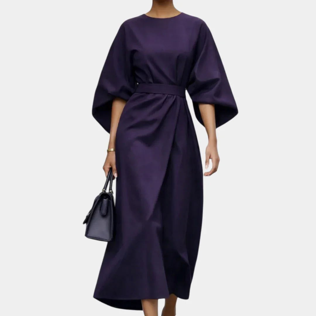 Ariane | Robe Maxi à Manches Kimono