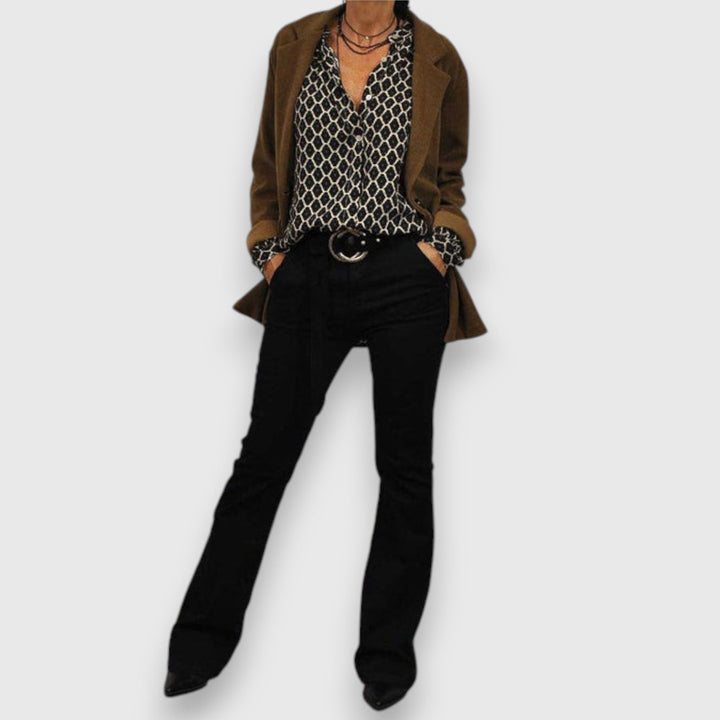 Jana | Blouse fluide imprimé chic