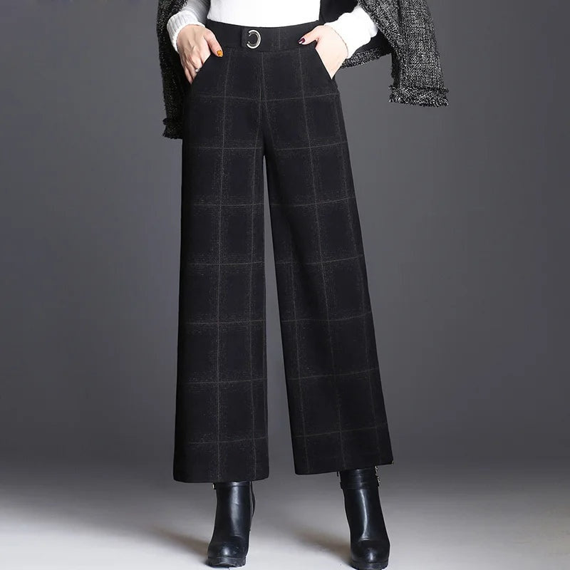 Belgravia geruite dames pantalon – Elara