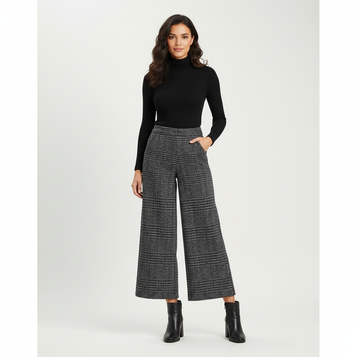 Belgravia geruite dames pantalon – Elara