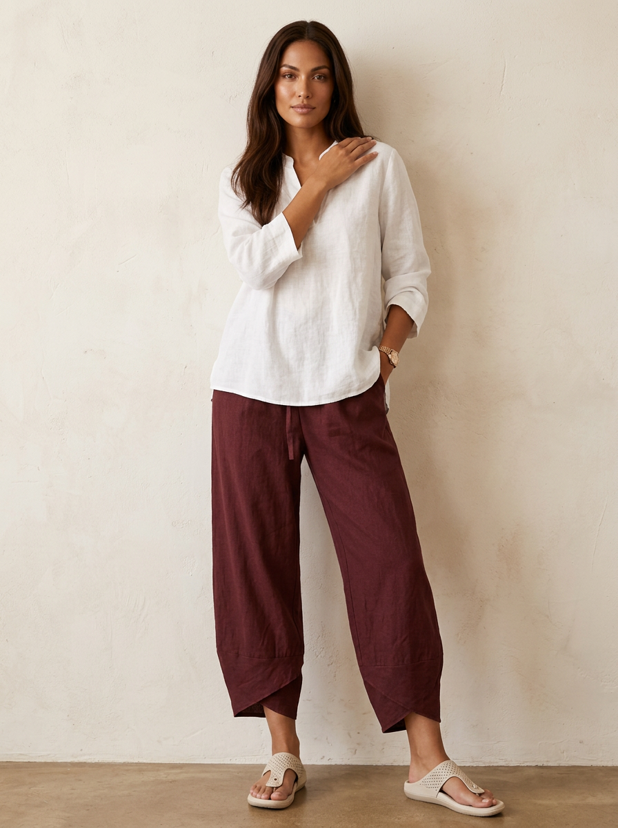 Comfortabele luchtige dames broek – Mirelle