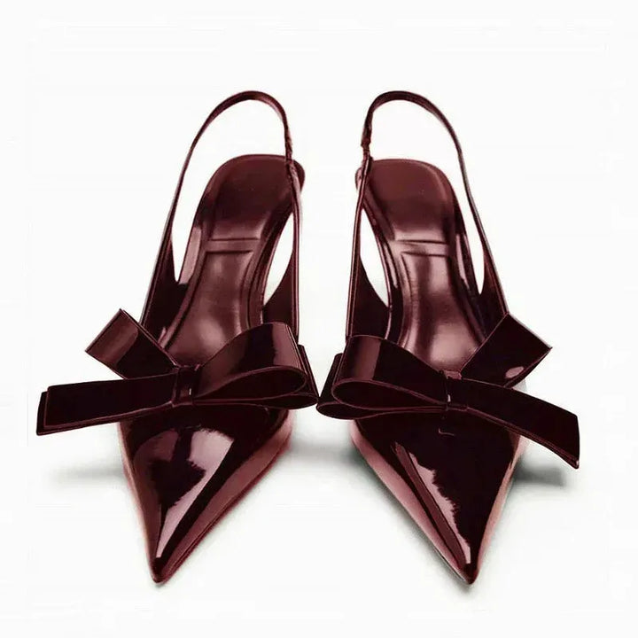 Lakleren slingback pumps - Isabella