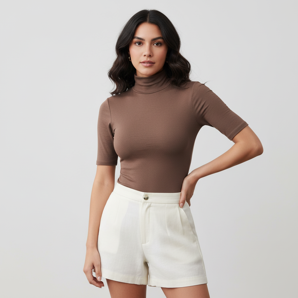 Ultradunne dames coltop – Elodie