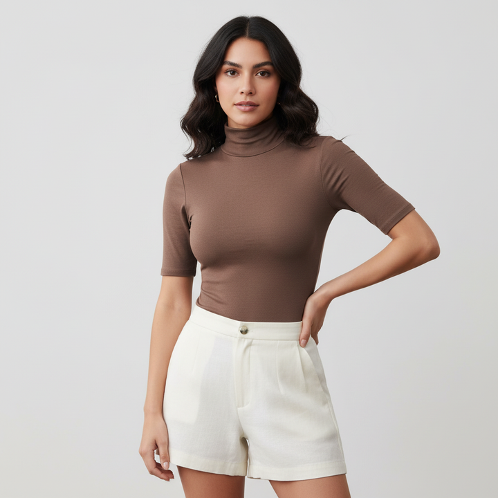 Ultradunne dames coltop – Elodie